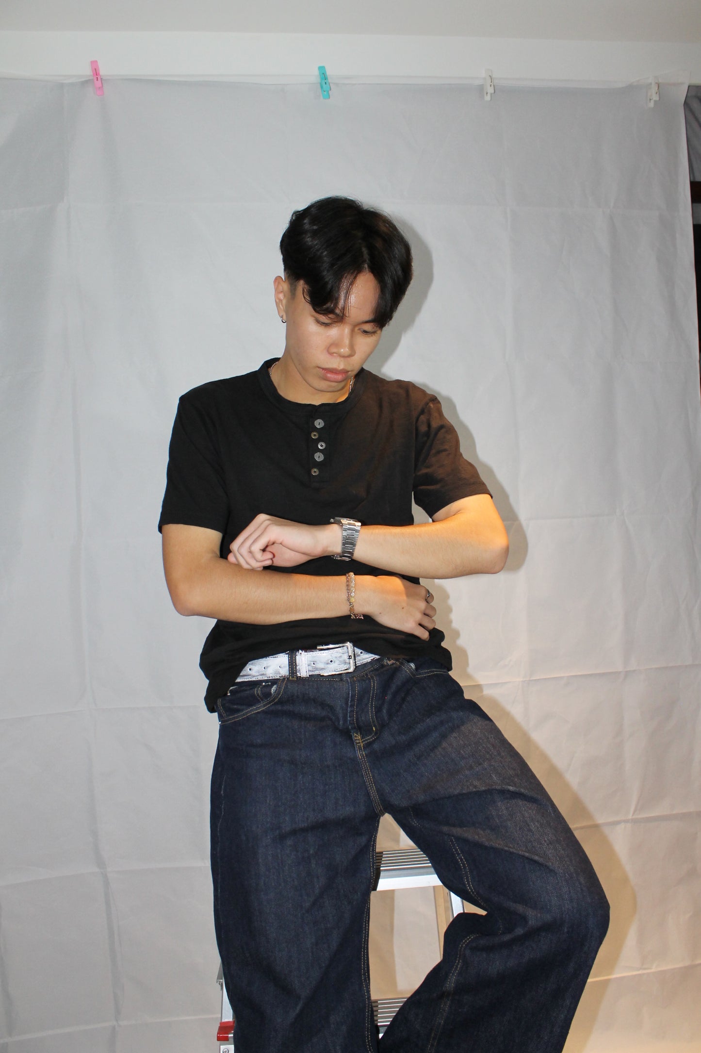 Painted Distressed belt