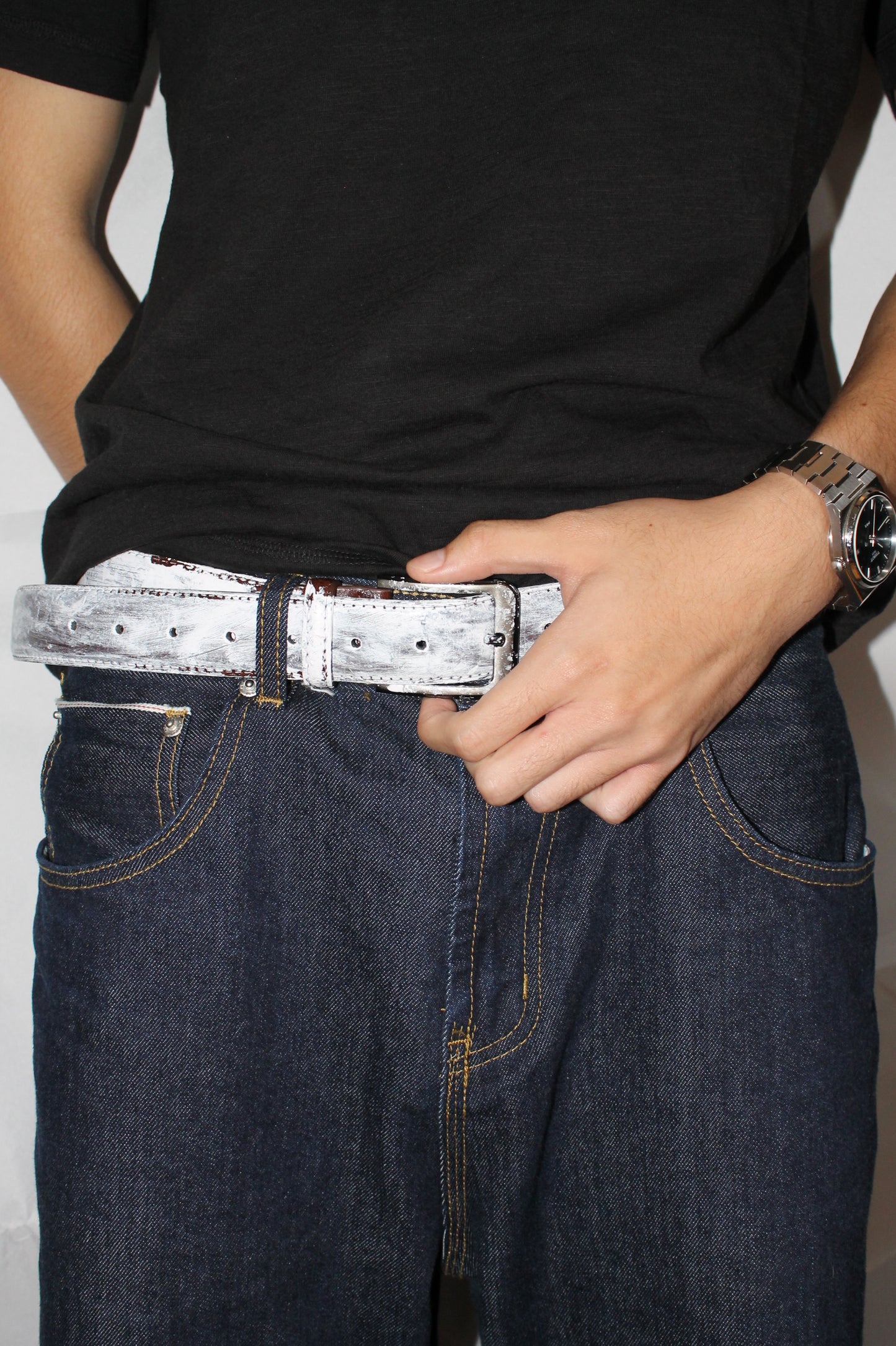 Painted Distressed belt
