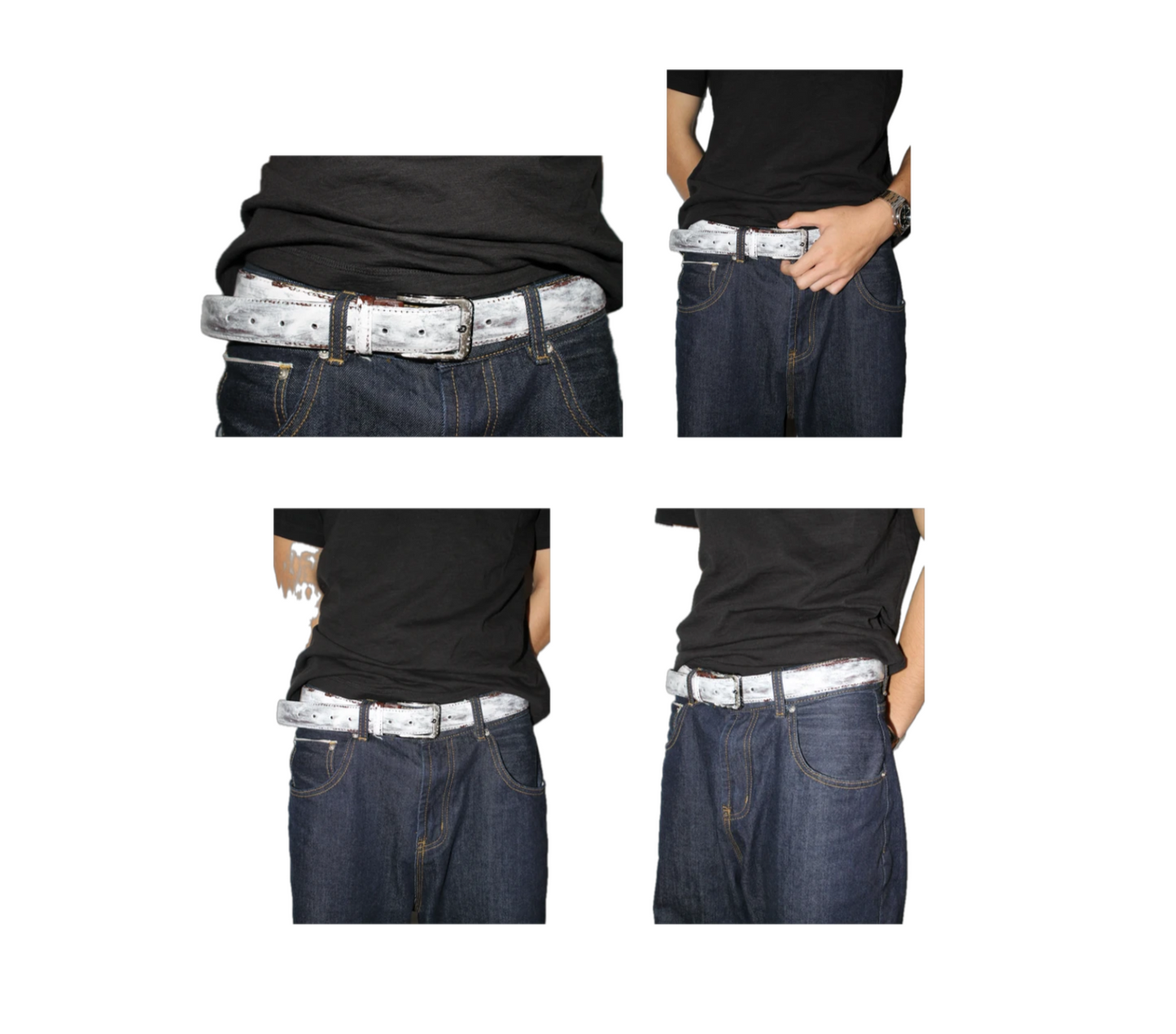Painted Distressed belt