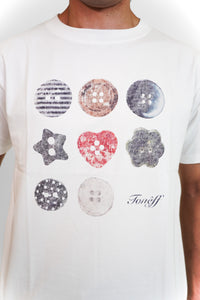 "Buttons" Tee