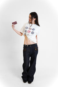 "Buttons" Tee