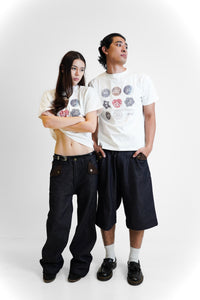 "Buttons" Tee
