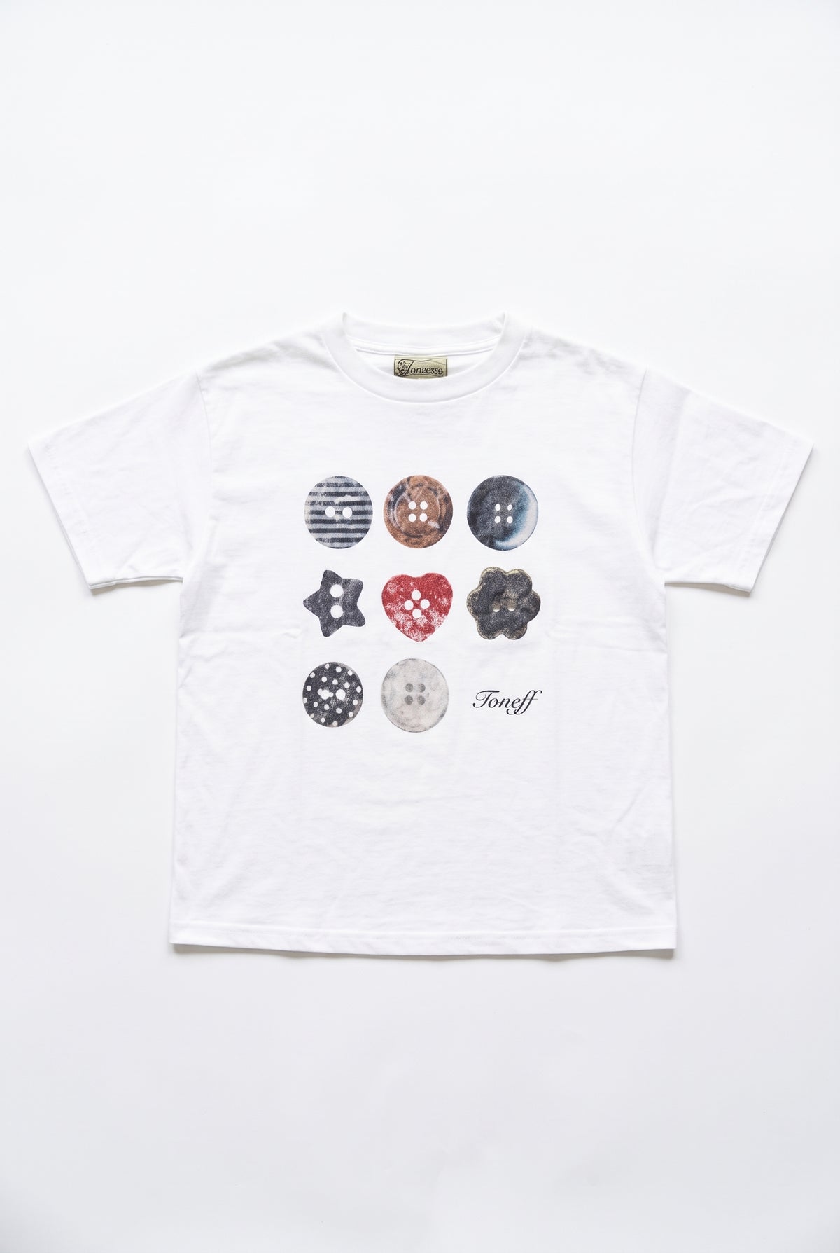 "Buttons" Tee