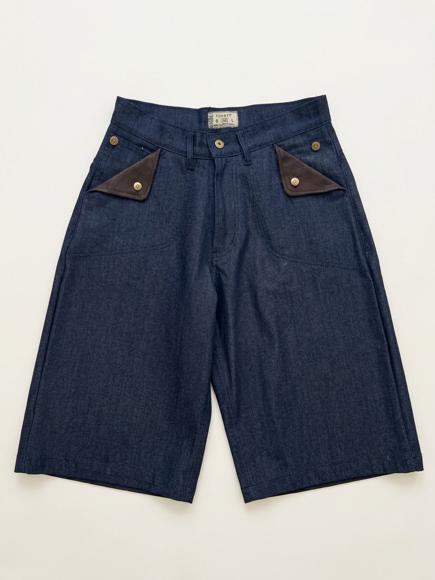 Suede Mule Jorts
